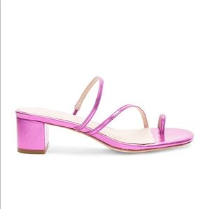 Raye Sandal in Metallic Pink